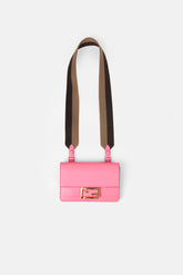 Fendi Flat Baguette Mini Çanta Pembe
